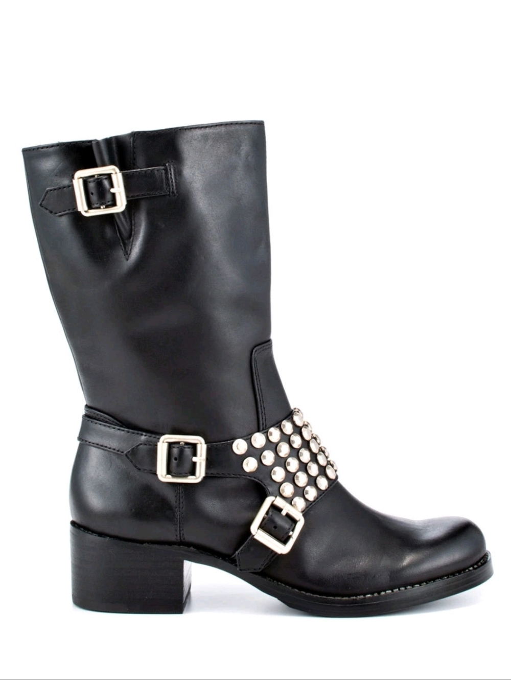 Studded Leather Boots